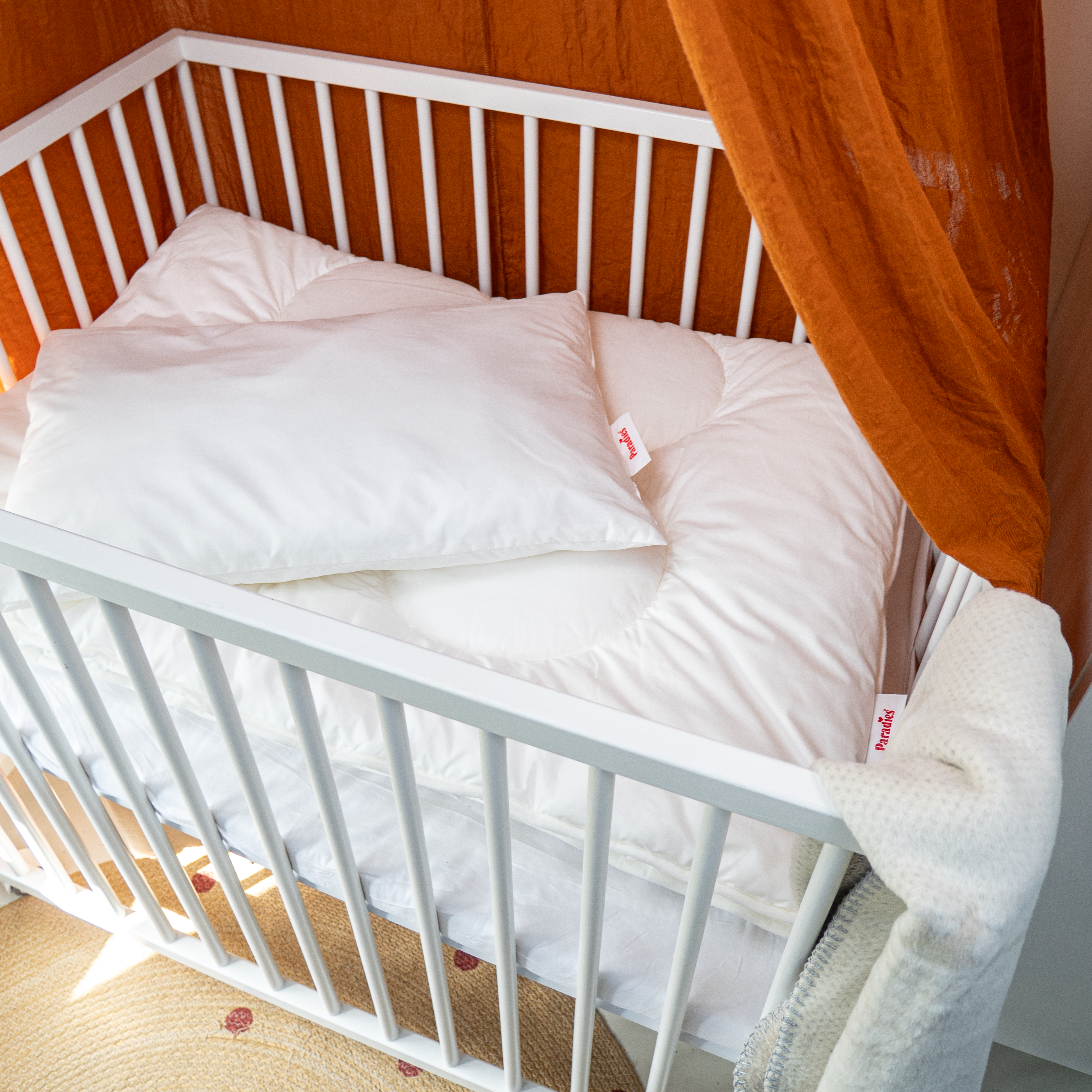 Kinderbetten-Set Prima Bio · Ganzjahresdecke + Kopfkissen